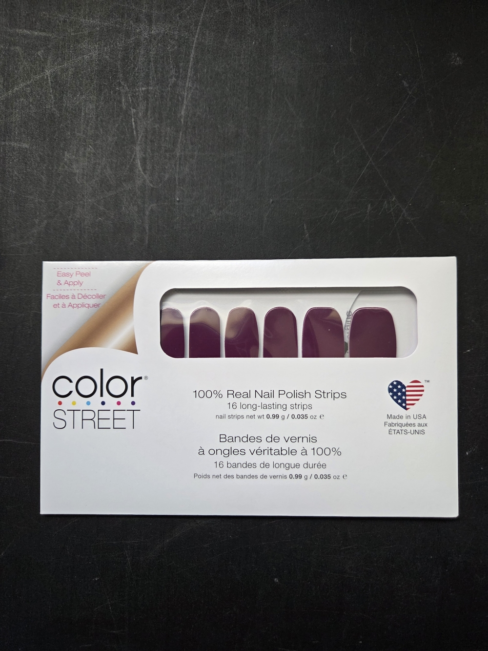 Color Street Nail Polish Strips Brand New Aberdeen Aubergine